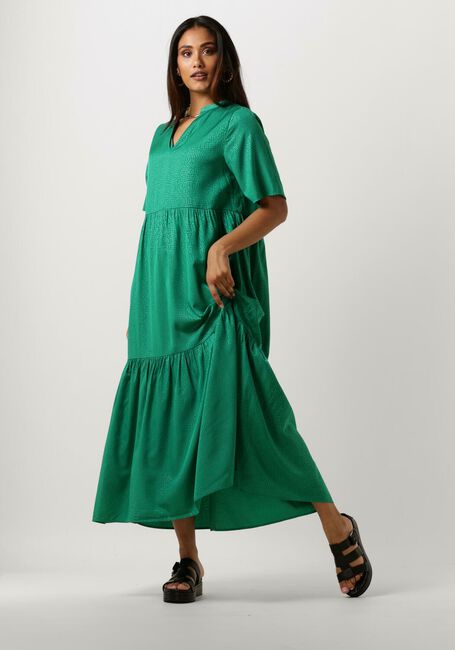 Groene MY ESSENTIAL WARDROBE Midi jurk LINEMW LONG DRESS - large