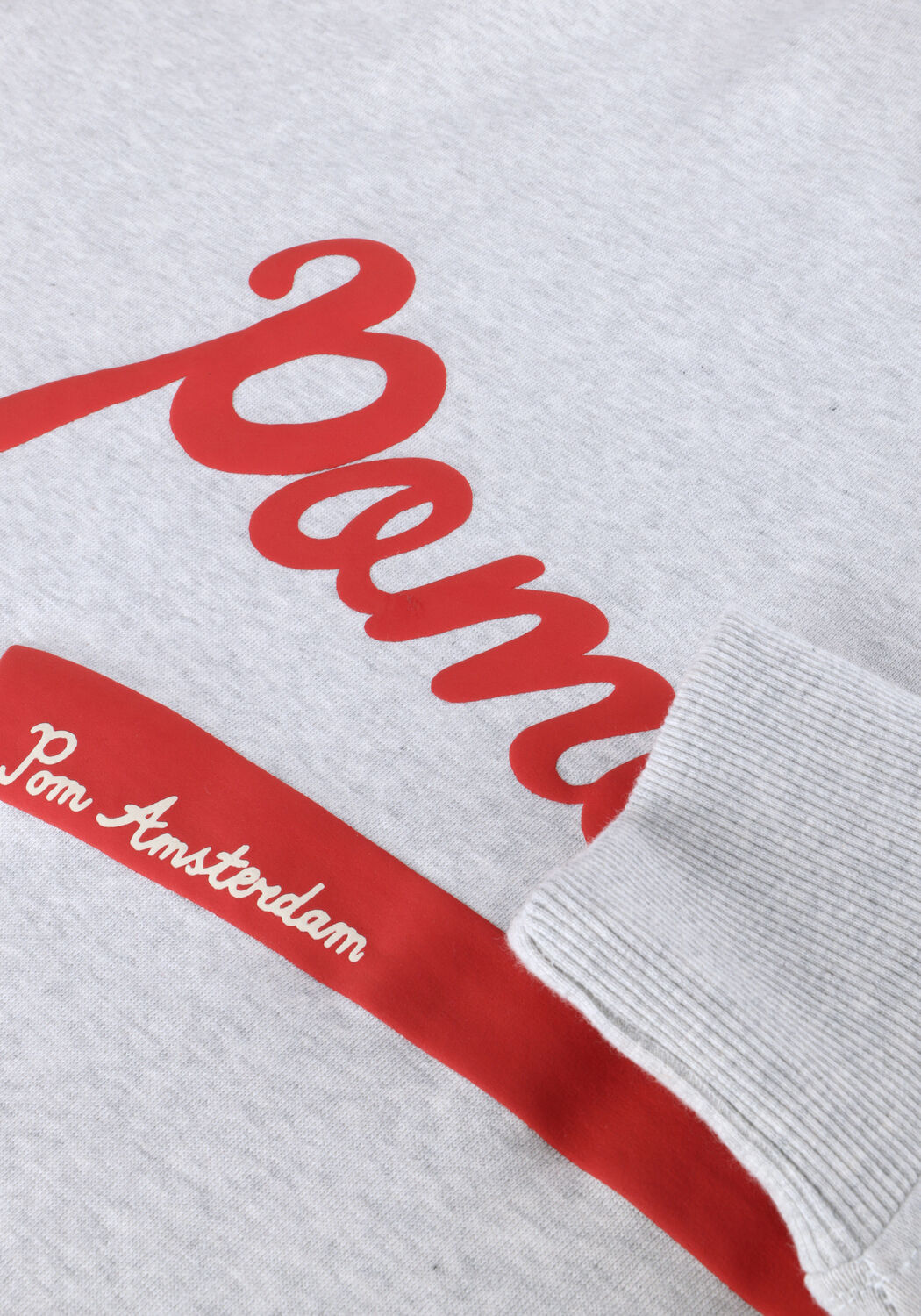 Lichtgrijze POM AMSTERDAM Sweater SWEATER - POMODORI GREY - large