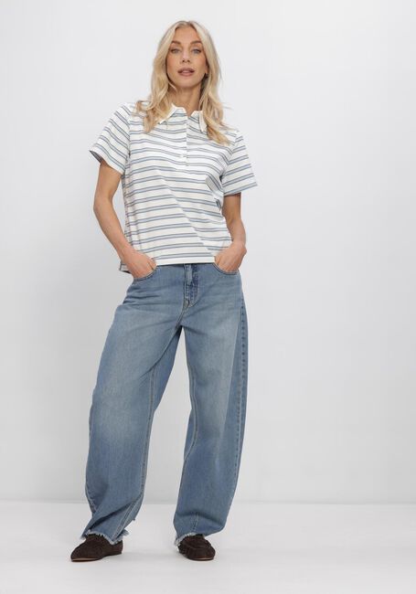 Witte MY ESSENTIAL WARDROBE Tops & T-shirts MWASLA POLO TEE - large