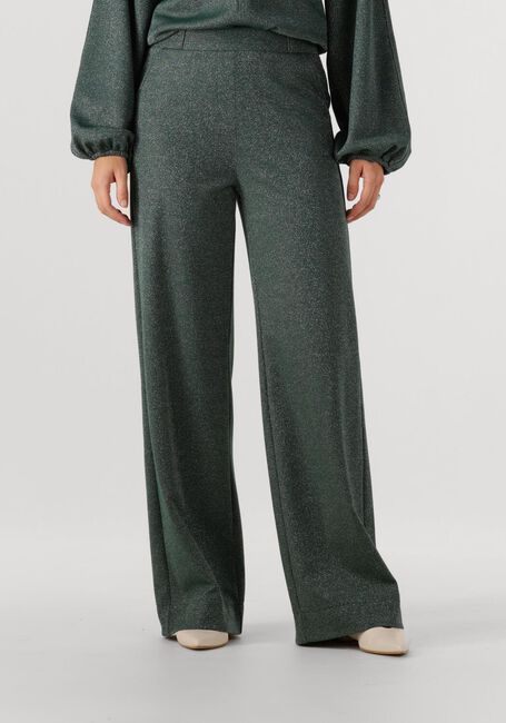 Donkergroene STUDIO ANNELOES Wijde broek LEXIE SPARKLE TROUSERS - large