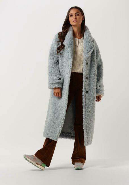 Blauwe BEAUMONT Teddy jas TEDDY STATEMENT COAT Blauwe BEAUMONT Teddy jas TEDDY STATEMENT COAT - large