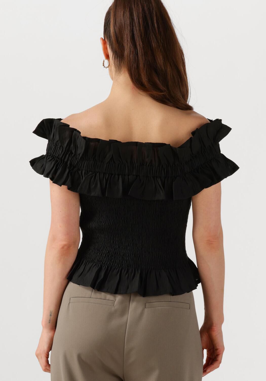 COPENHAGEN MUSE Dames Tops & T-shirts Cm Molly Blouse Zwart