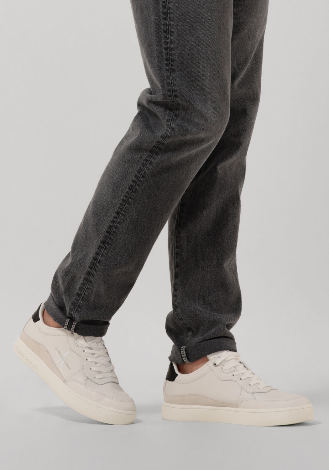 Witte CALVIN KLEIN Lage sneakers CLASSIC CUPSOLE MONO - large