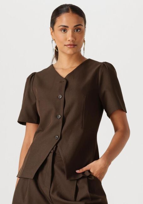 Bruine NEO NOIR Blouses JULES STRUCTURE BLOUSE - large