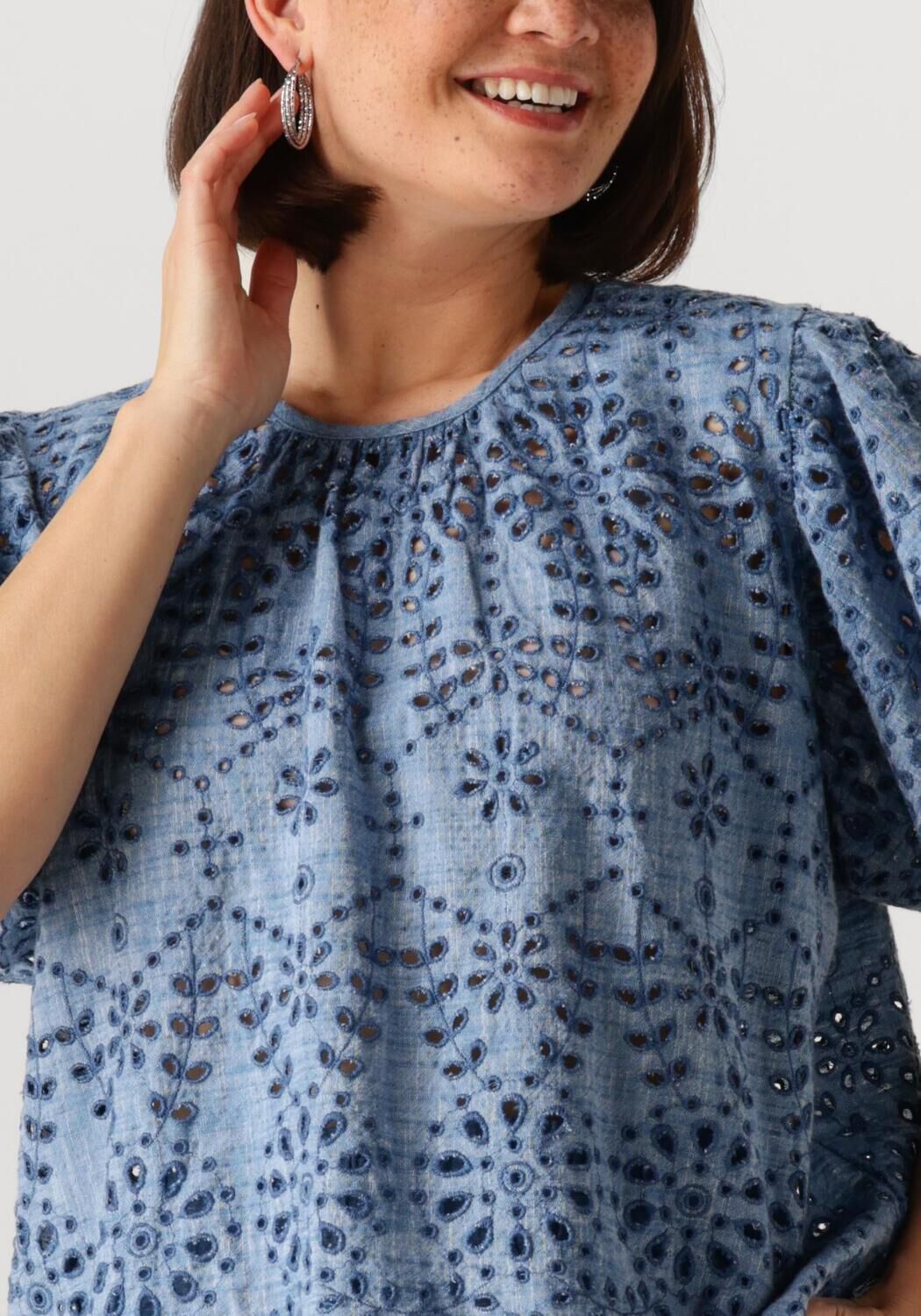 CIRCLE OF TRUST Dames Tops & T-shirts Alinna Blouse Blauw