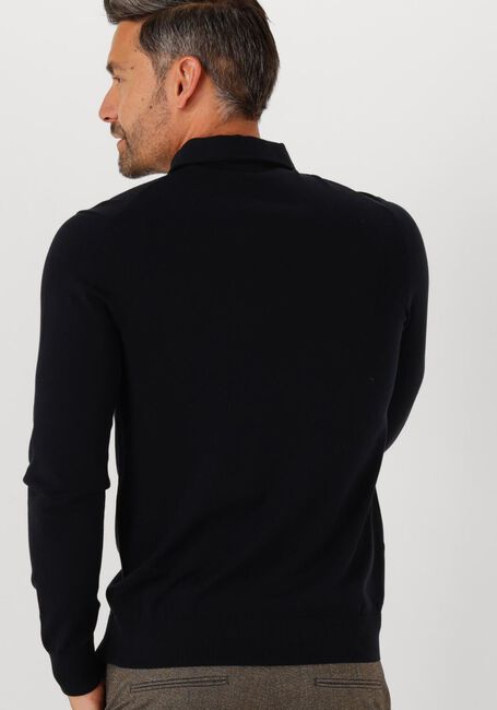 Donkerblauwe PROFUOMO Trui POLO ONEPIECE LUXURY BASIC - large