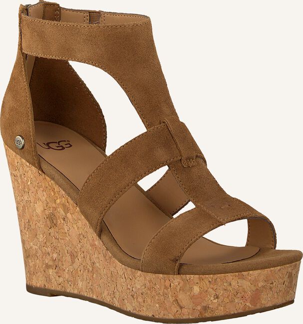 Cognac UGG Platte sandalen WHITNEY Cognac UGG Platte sandalen WHITNEY - large