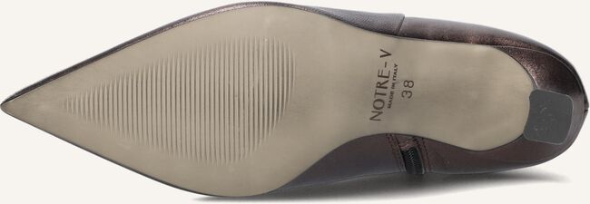 Bronzen NOTRE-V Enkellaarsjes 19536 Bronzen NOTRE-V Enkellaarsjes 19536 - large