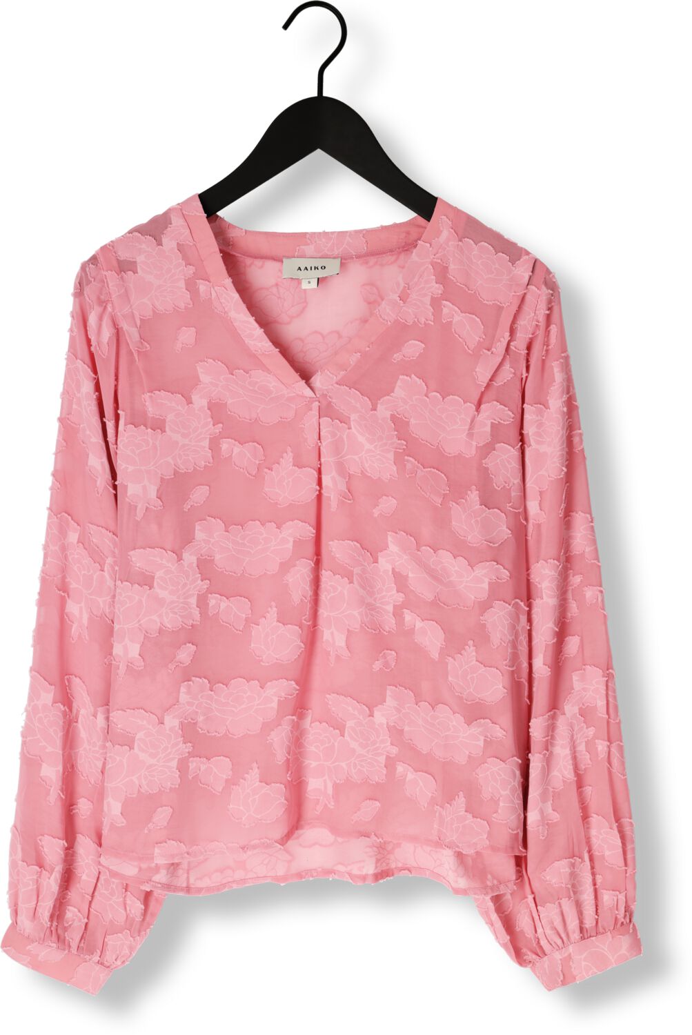 AAIKO Dames Blouses Alana Chiffon Flower Pes 509 Roze