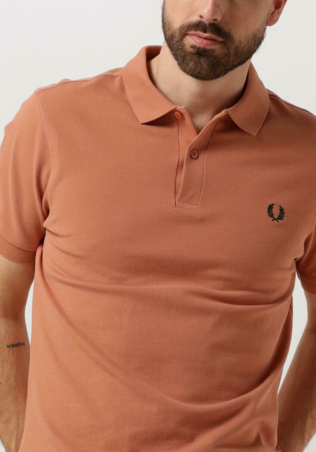 FRED PERRY Heren Polo's & T-shirts The Plain Shirt Oranje