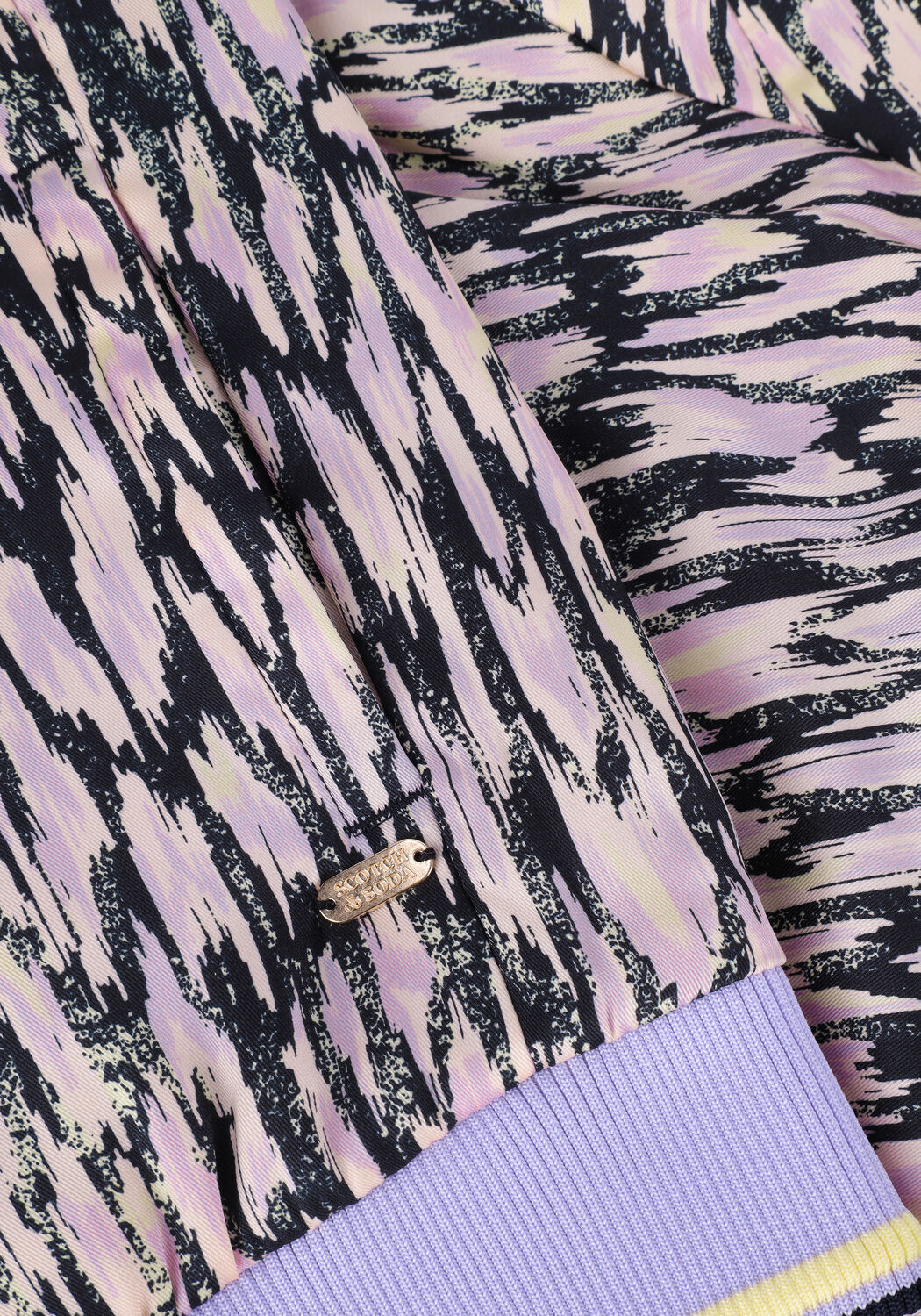 Multi SCOTCH & SODA Vest PRINTED REVERSIBLE BOMBER JACKET - large