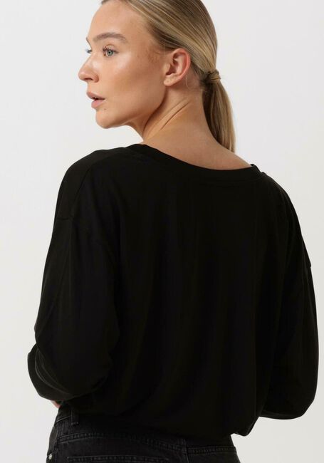 Zwarte SIMPLE Longsleeves TAMYRA JER-MODAL-22-3 - large