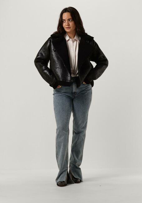 Zwarte NEO NOIR Teddy jas SADIE TEDDY JACKET - large