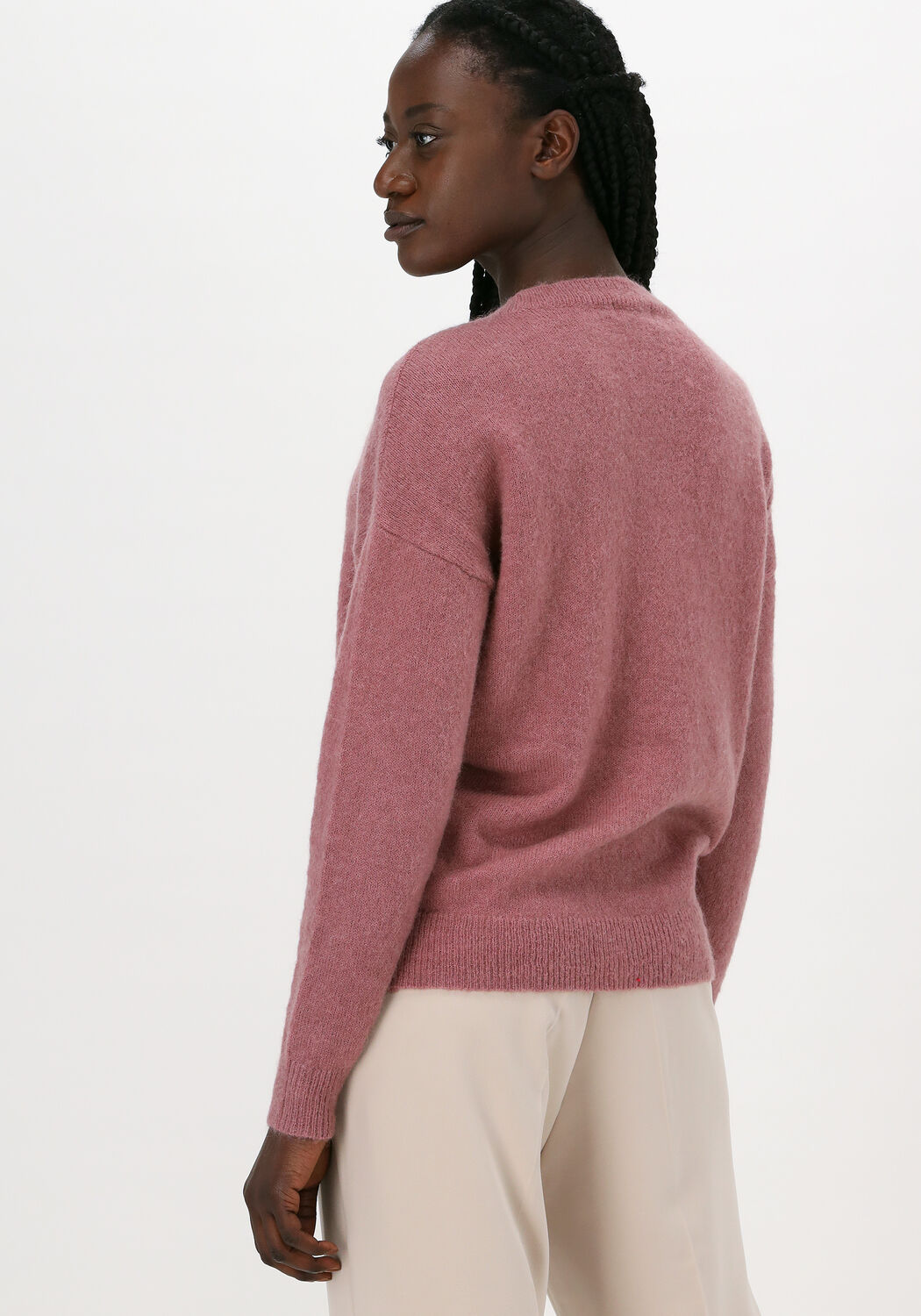 roze msch copenhagen trui femme mohair pullover