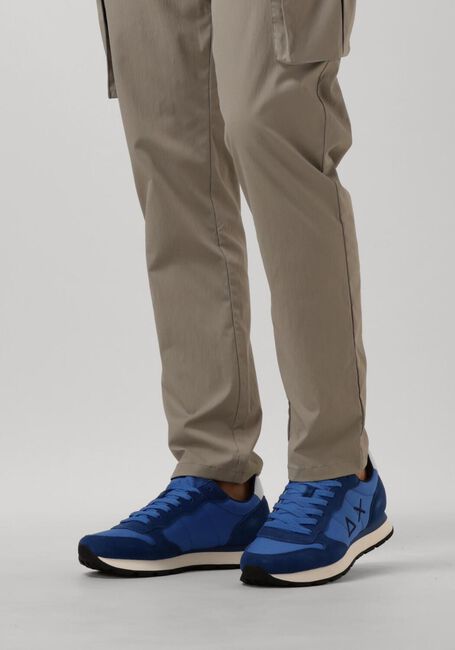 Blauwe SUN68 Lage sneakers TOM SOLID NYLON MEN - large