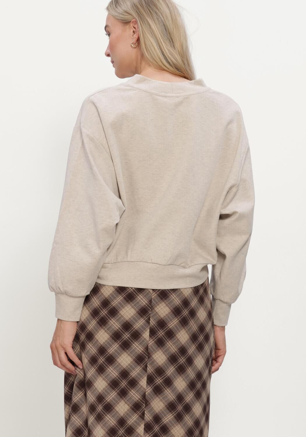 AIMEE THE LABEL Dames Truien & Vesten Kaapstadw6 Sweater Beige