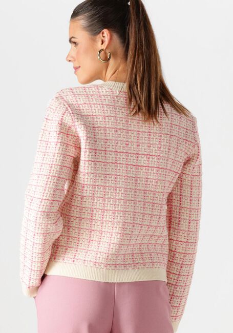 Roze Y.A.S. Vest YASLIVIA LS SHORT KNIT CARDIGAN - large