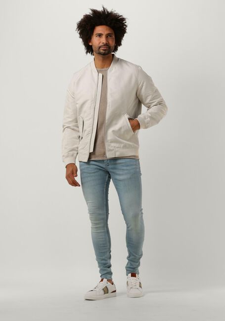 Zand PUREWHITE T-shirt FLAT KNITTED SHIRT SHORTSLEEVE WITH SMALL LOGO ON CHEST - large