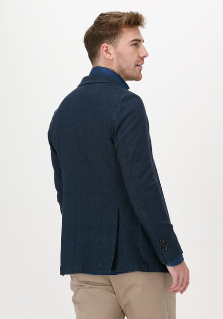 Donkerblauwe PROFUOMO Colbert JACKET KNITTED HO - large