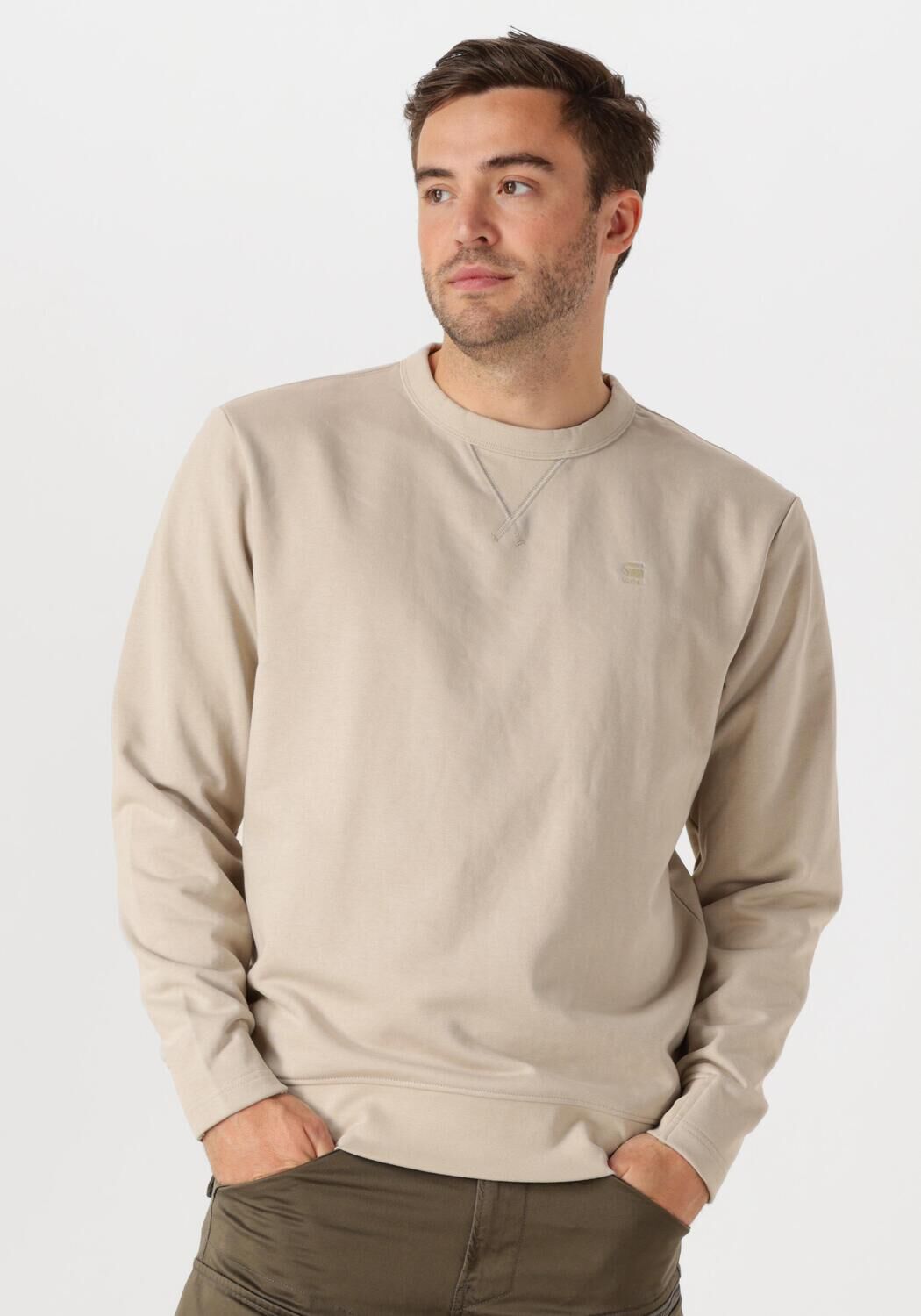 G-STAR RAW Heren Truien & Vesten Nifous R Sw Beige