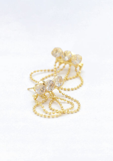 Goudkleurig NOTRE-V Oorbellen EARRING SMALL TRIPLE - large