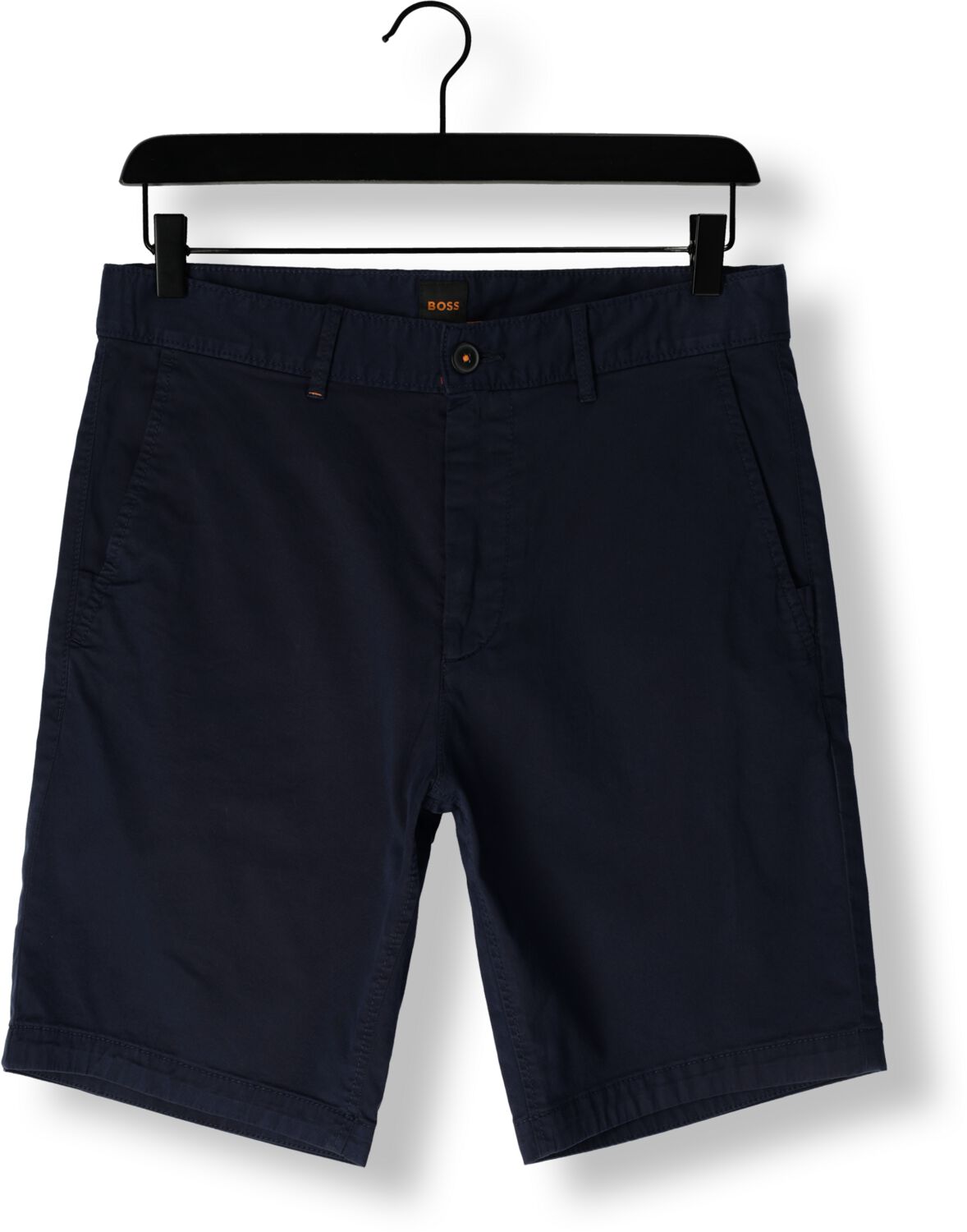 BOSS ORANGE Heren Broeken Chino-slim-short Donkerblauw