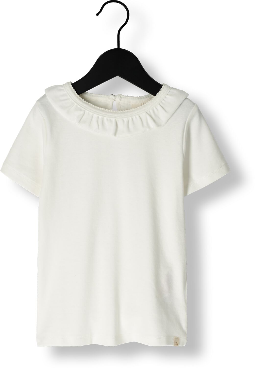 LIL' ATELIER Meisjes Tops & T-shirts Nmflalo Tan Ss Slim Top Lil Wit
