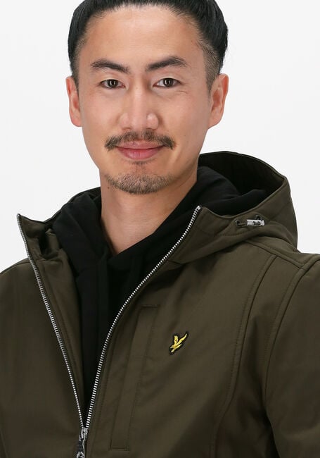 Groene LYLE & SCOTT Jack SOFTSHELL JACKET - large