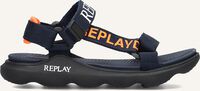 Donkerblauwe REPLAY Platte sandalen SPACER 1 Donkerblauwe REPLAY Platte sandalen SPACER 1 - medium