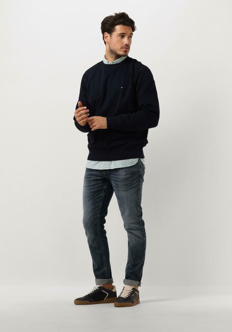 Donkerblauwe TOMMY HILFIGER Sweater FLAG LOGO SWEATSHIRT Donkerblauwe TOMMY HILFIGER Sweater FLAG LOGO SWEATSHIRT - large