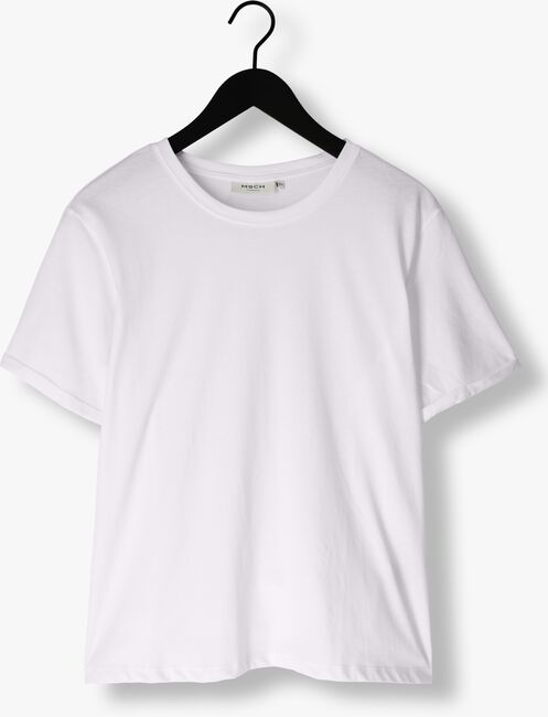 Ecru MSCH COPENHAGEN T-shirt MSCHTERINA ORGANIC TEE - large
