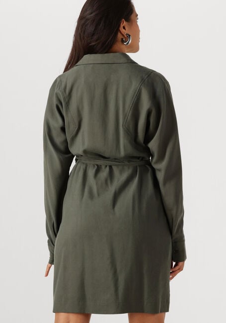 Olijf ANOTHER LABEL Mini jurk JONI DRESS L/S - large