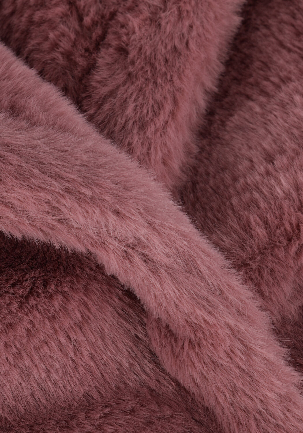 Roze NOTRE-V Faux fur jas FUR COAT SHORT - large