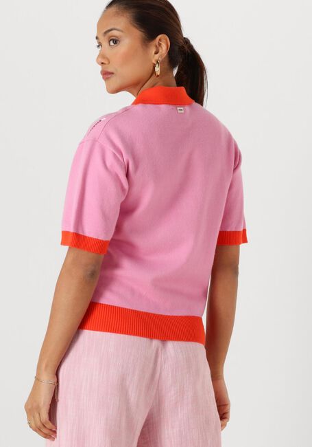 Roze POM AMSTERDAM Tops & T-shirts TOP POLO SEQUINS CHEERING PINK - large