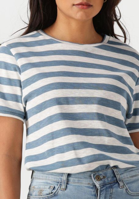 Blauwe BY-BAR T-shirt HOPE BIG STRIPE TOP - large