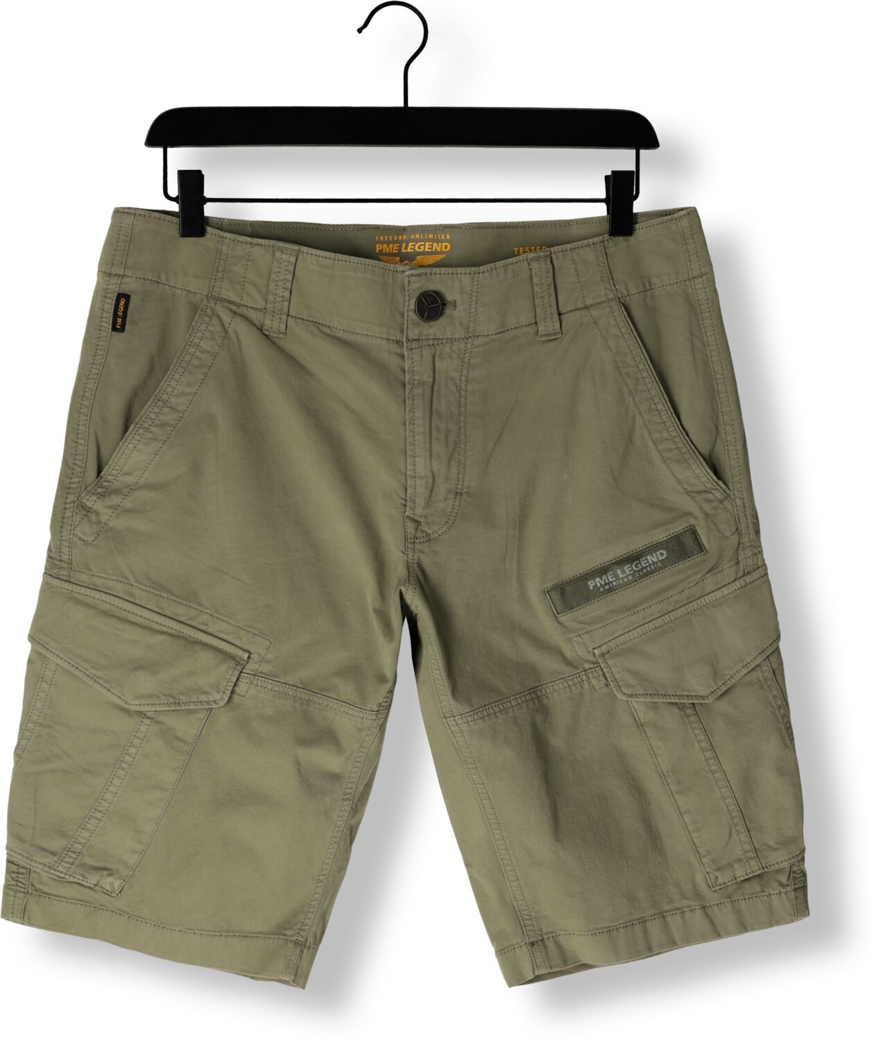 PME LEGEND Heren Broeken Nordrop Cargo Shorts Khaki