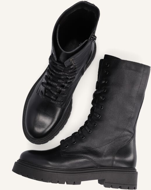 Zwarte NIKKIE Veterboots DEWIE  BOOTS Zwarte NIKKIE Veterboots DEWIE  BOOTS - large