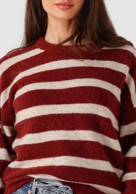 Bordeaux MSCH COPENHAGEN Trui MSCHFESTINA HOPE PULLOVER STP - large