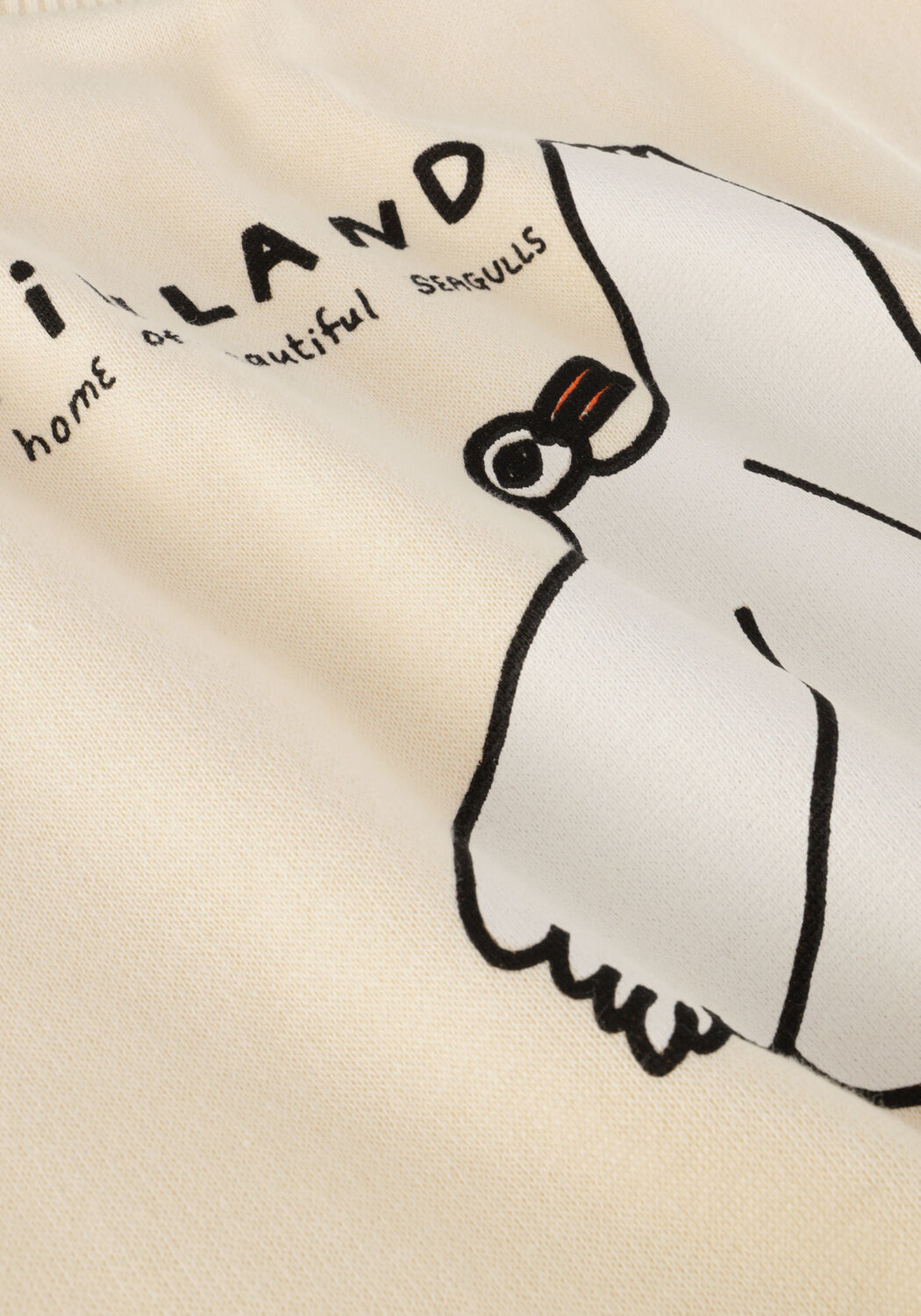 Beige WANDER & WONDER Sweater SEAGULL SWEATSHIRT - large