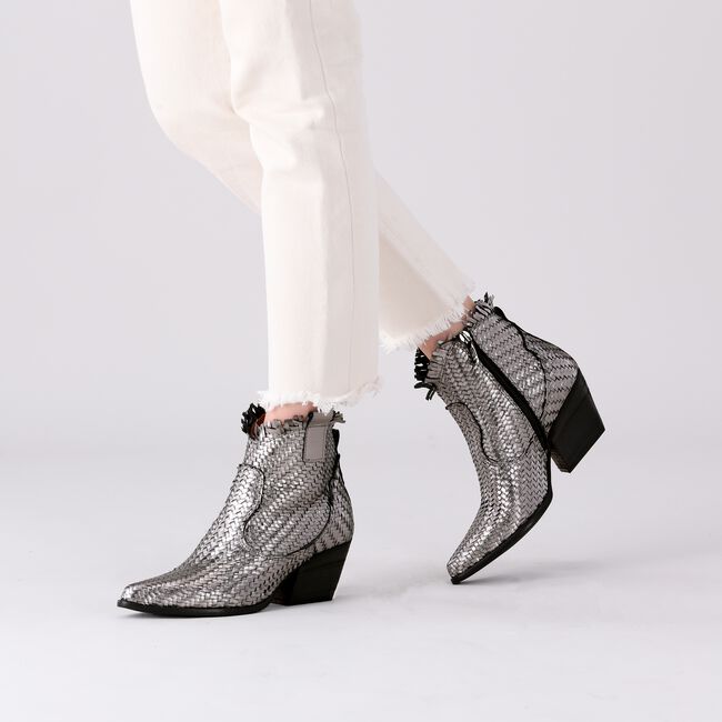 Zilveren NOTRE-V Cowboylaarzen AH373 Zilveren NOTRE-V Cowboylaarzen AH373 - large