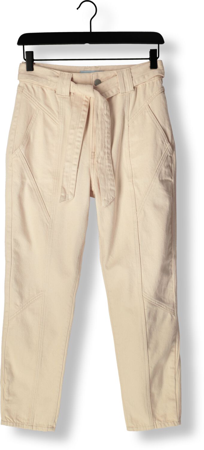 MINUS Dames Broeken Vasia High Waisted Pants Creme