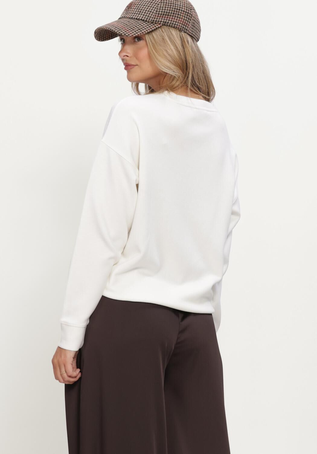 Creme MSCH COPENHAGEN Sweater MSCHIMA Q SWEATSHIRT - large