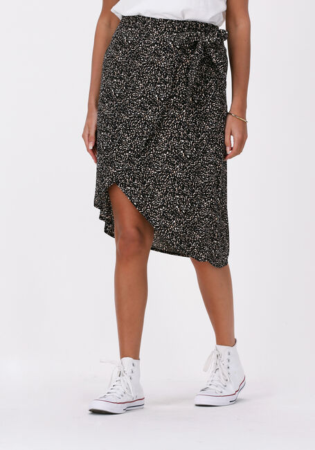 Zand COLOURFUL REBEL Midirok ILYA SMALL LEOPARD WRAP MIDI SKIRT - large