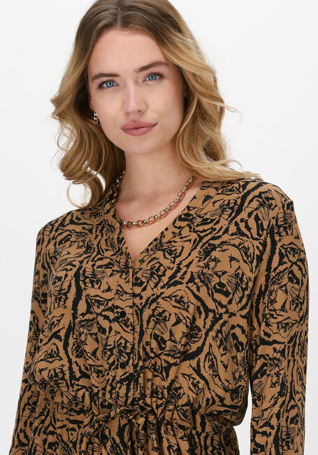 Bruine ALIX THE LABEL Mini jurk TIGERHEAD DRESS - large