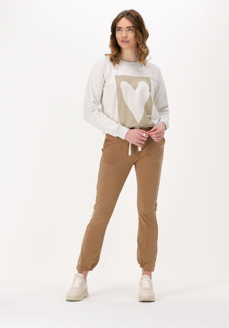 Bruine 10DAYS Joggingbroek STRAIGHT JOGGER FADE OUT - large