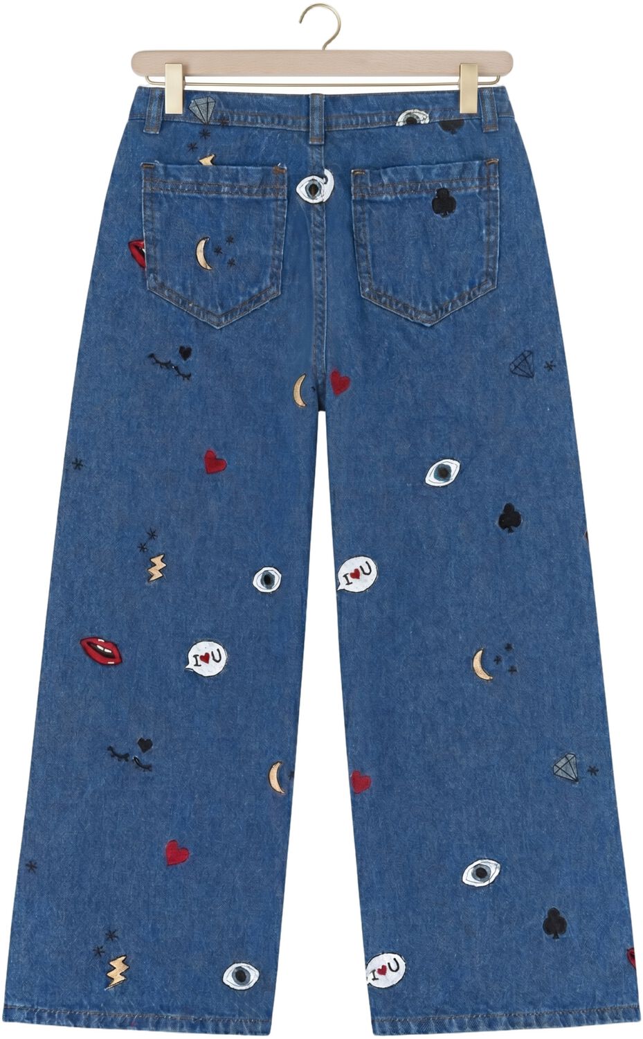 THE NEW Meisjes Jeans Tnyamila Blauw