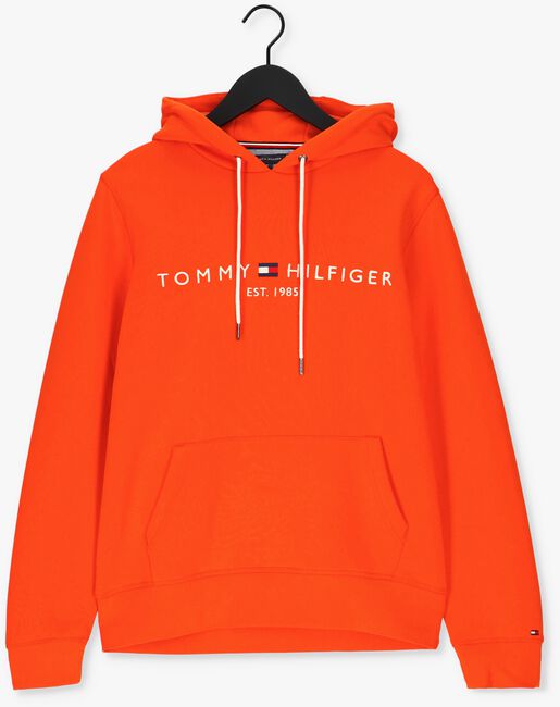 Oranje TOMMY HILFIGER Sweater TOMMY LOGO HOODY - large