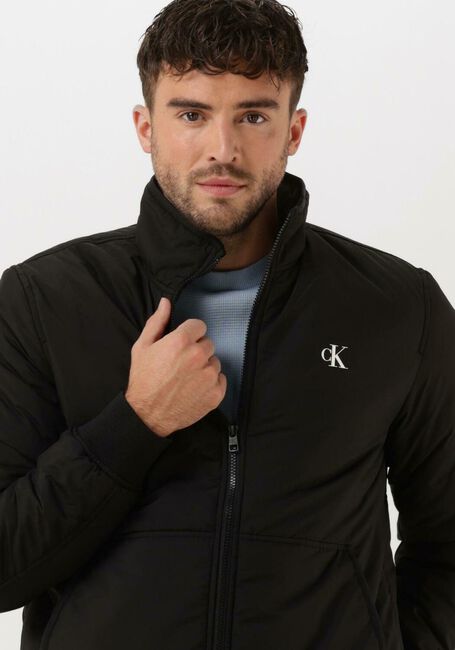 Zwarte CALVIN KLEIN Jack PADDED HARRINGON JACKET - large