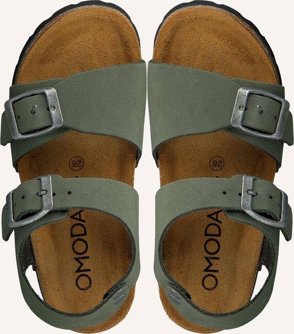 Groene OMODA Platte sandalen 0082 Groene OMODA Platte sandalen 0082 - large