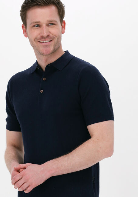 Donkerblauwe KULTIVATE Polo PL PABLO - large